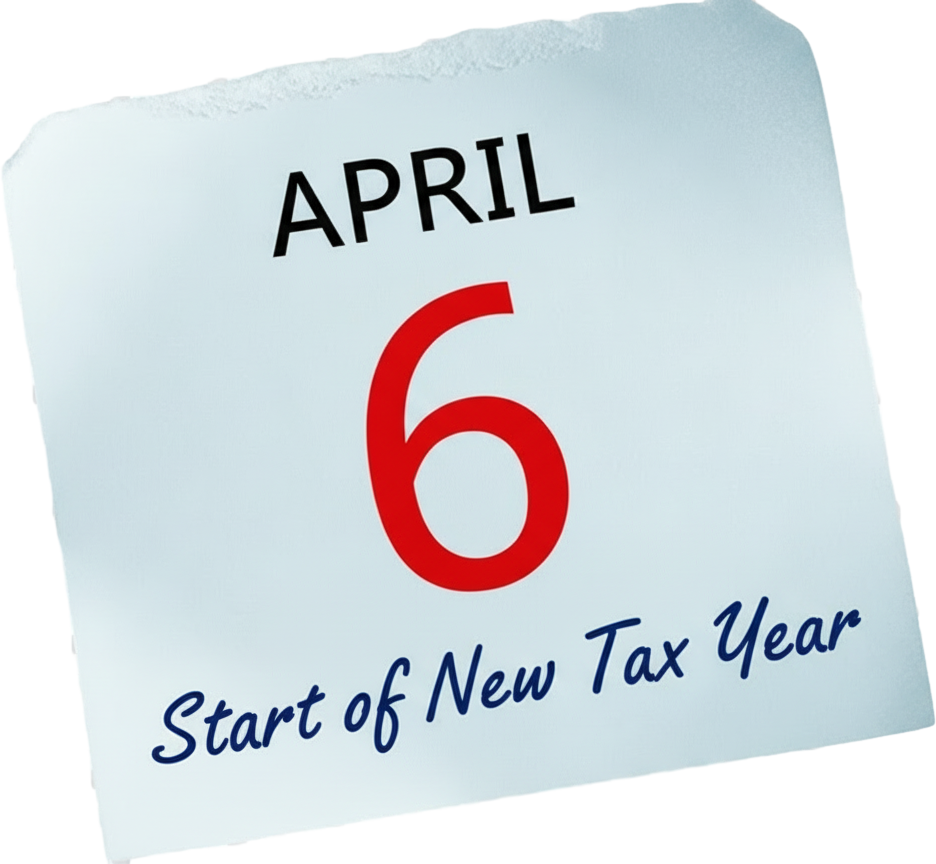 Calendar slip showing 6th April